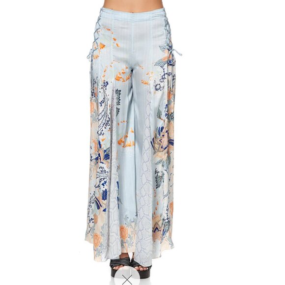 Camilla LACE UP SIDE FRASER FANTASIA Silk Pants $699 - Picture 7 of 14